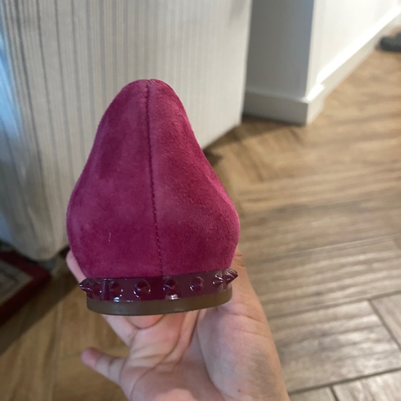 Sam Edelman Reyanne Pink Suede Flats Studded - Picture 9 of 10